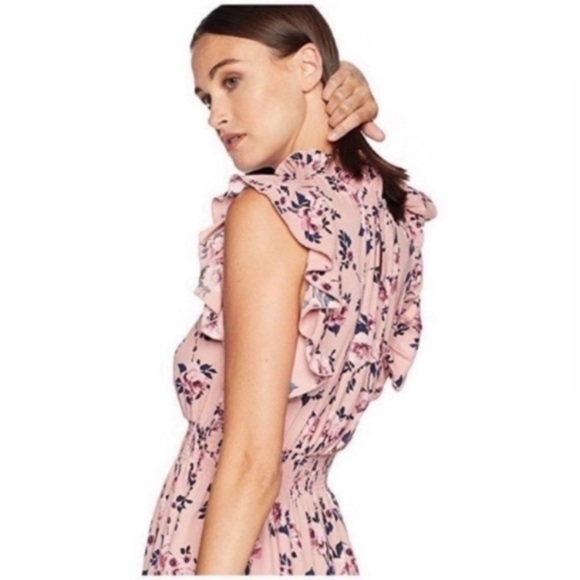 ✅ Kate Spade Dress Prairie Rose Flutter Out West Pink Floral Mini - Picture 3 of 6